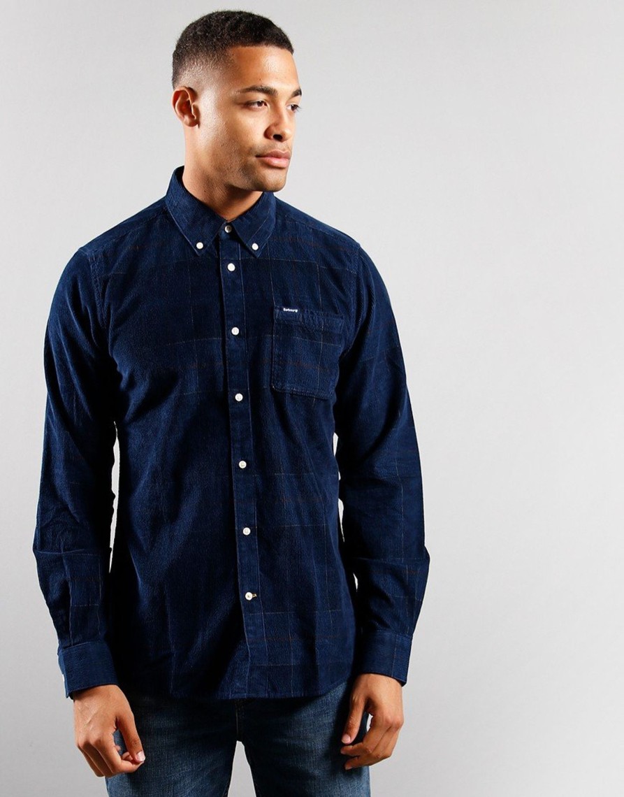 Clothing Barbour Shirts | Barbour Blair Long Sleeve Shirt Midnight (S)