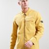 Clothing Barbour International Overshirts | Barbour International Dome Overshirt Mustard (S)