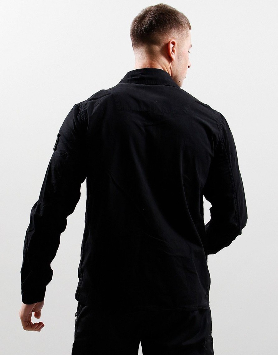 Clothing Weekend Offender Overshirts | Weekend Offender Formella Overshirt Black (S)