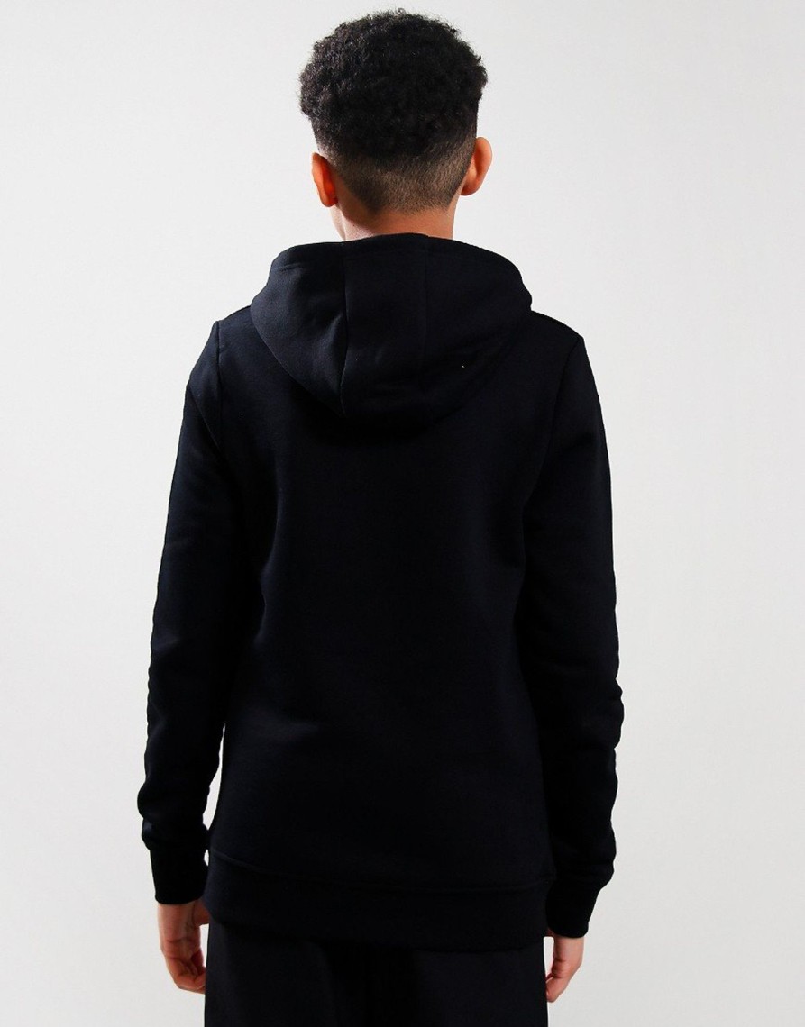 Clothing BOSS Kids Sweats | Boss Kids Large Logo Hoodie Black (10Yr)