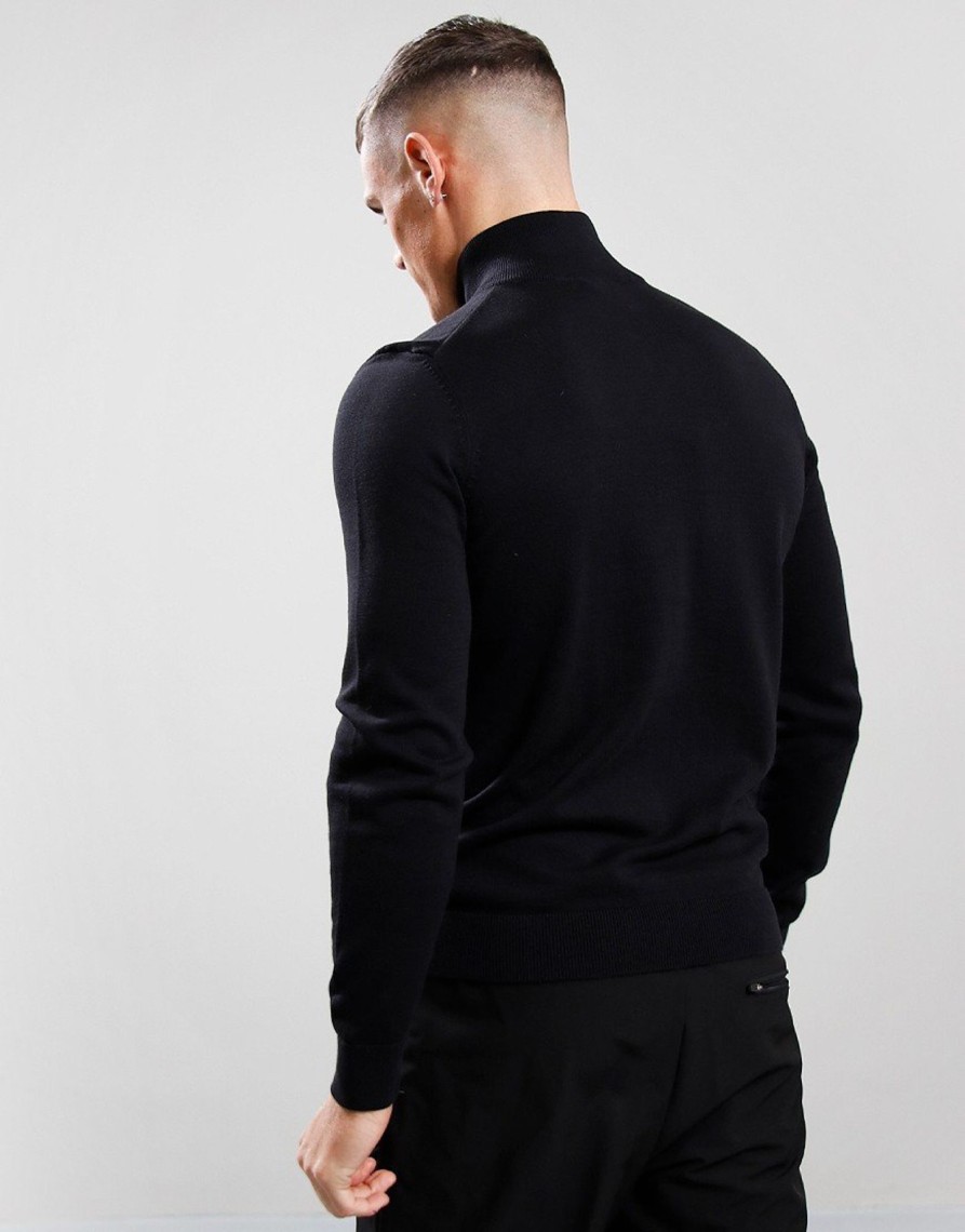 Clothing HUGO Knitwear | Hugo San Quintus-C Knit Black (S)