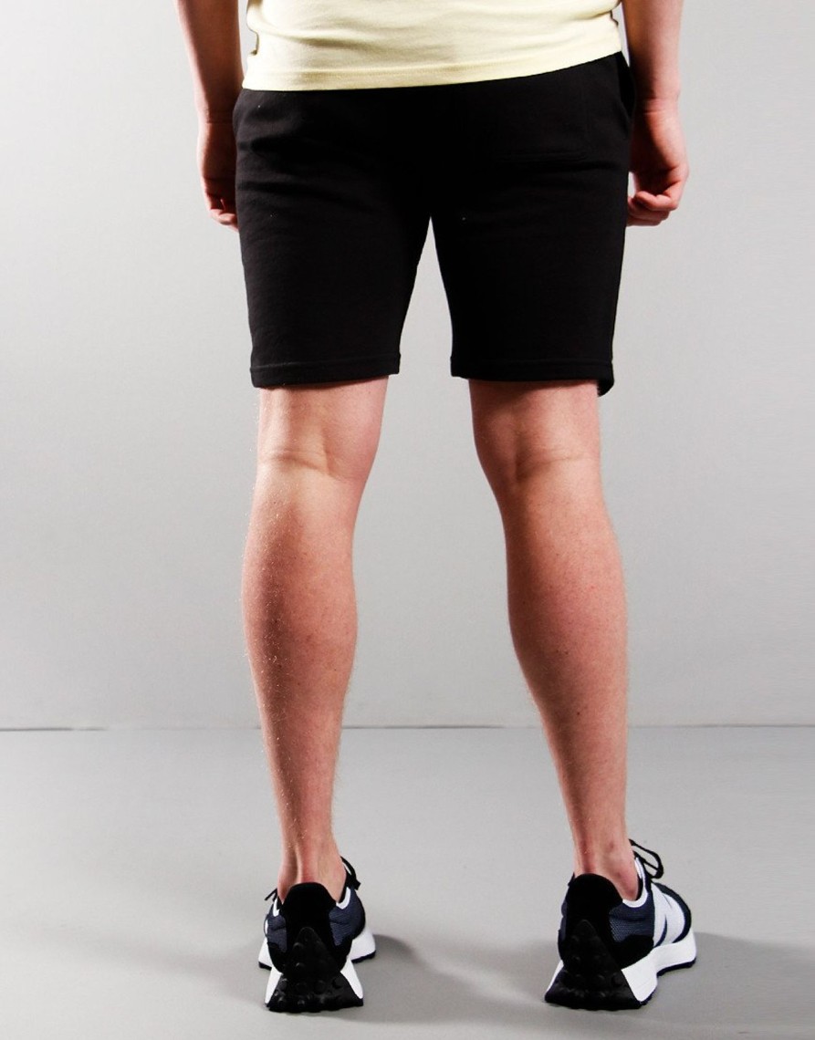 Clothing Lyle & Scott Junior Shorts | Lyle & Scott Junior Sweat Short True Black (3/4Yr)