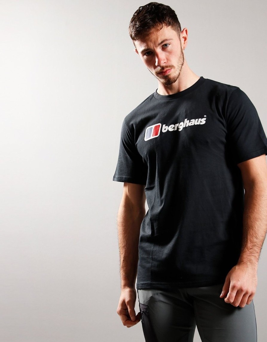 Clothing Berghaus T-Shirts | Berghaus Big Classic Logo T-Shirt Black (S)