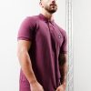 Clothing Weekend Offender Polo Shirts | Weekend Offender Rivas Polo Shirt Deep Plum (S)