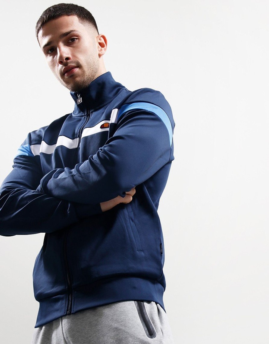 Clothing Ellesse Track Tops | Ellesse Spinella Track Top Navy (S)