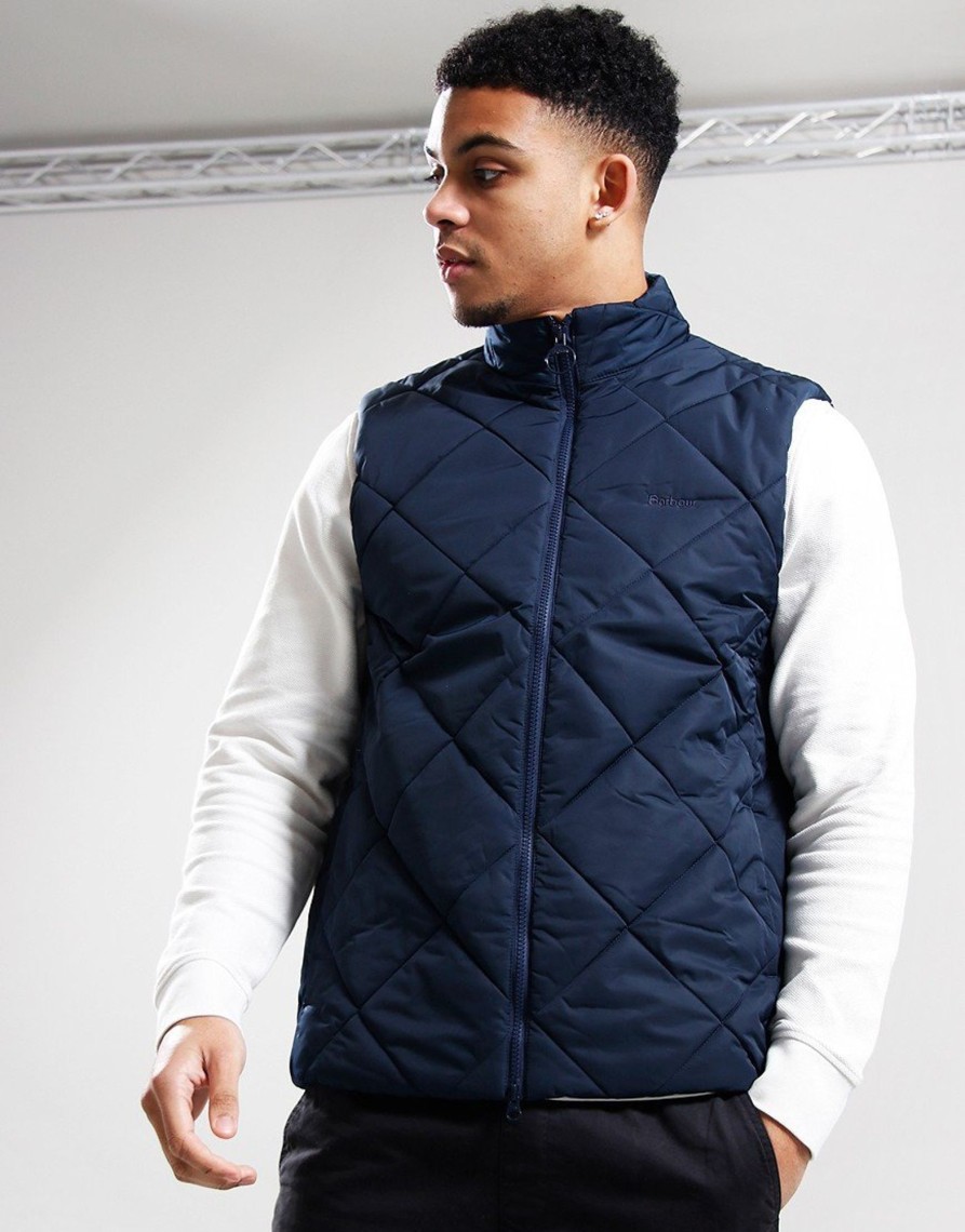 Clothing Barbour Gilets | Barbour Finchley Gilet Navy (S)