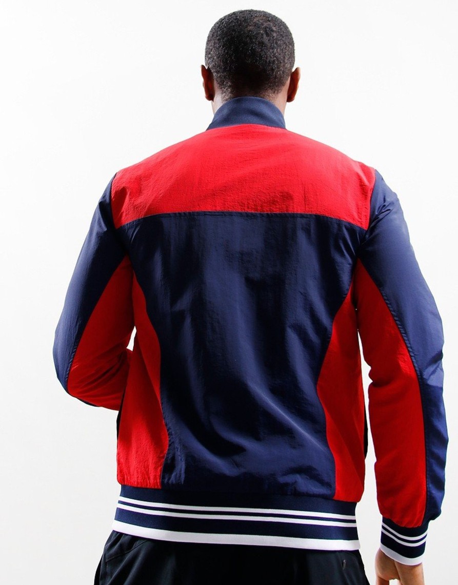 Clothing Fila Vintage Track Tops | Fila Vintage Alfonso Track Top Navy/Red (S)