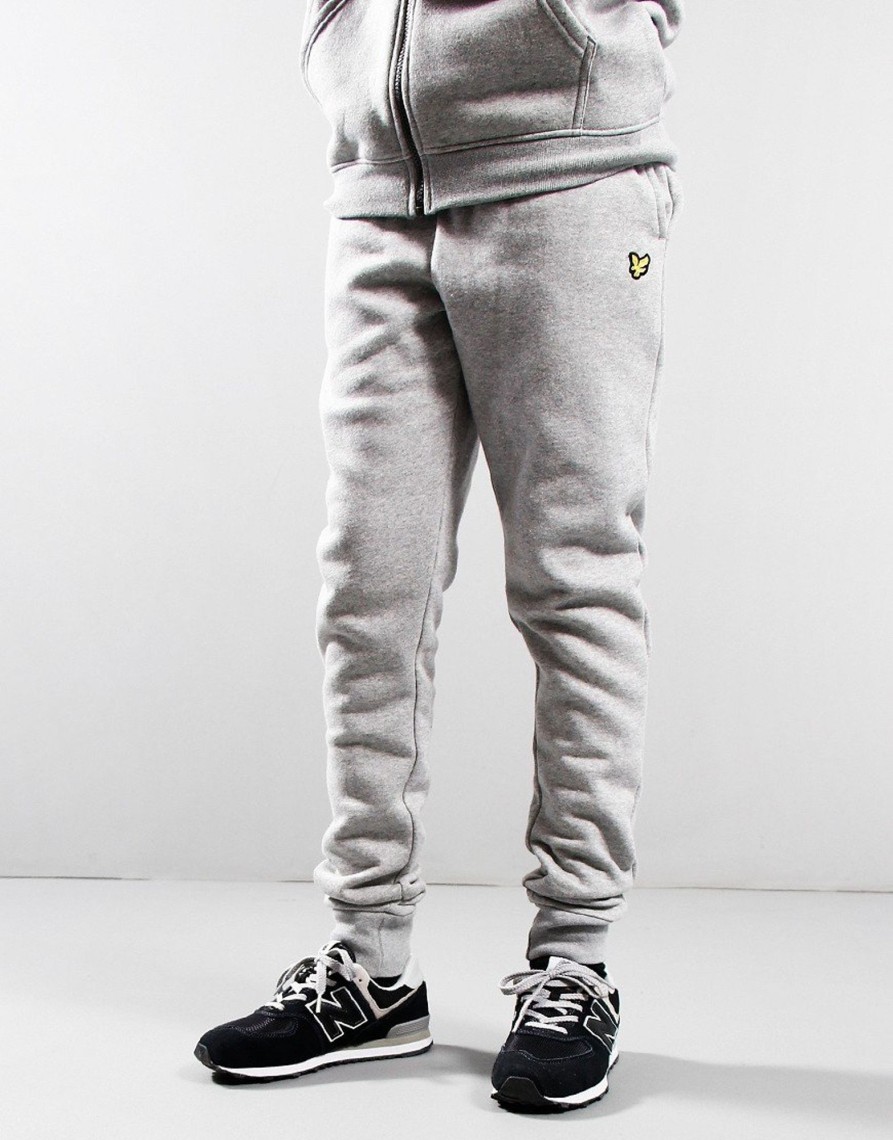 Clothing Lyle & Scott Track Pants | Lyle & Scott Junior Track Pants Vintage Grey (3/4Yr)