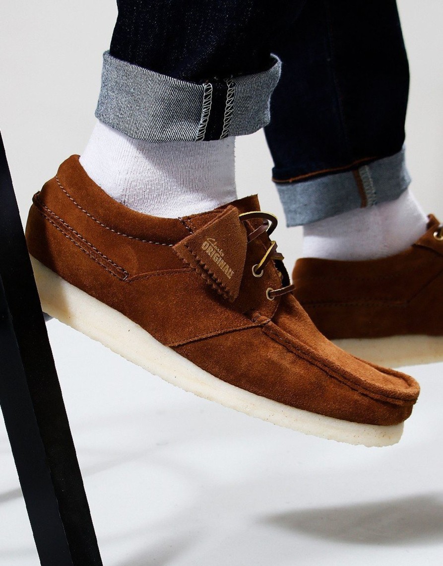 Footwear Clarks Originals | Clarks Original Wallabee Boat Shoe Cola Suede (Uk7)