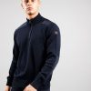 Clothing Paul & Shark Knitwear | Paul & Shark Half Zip Knit Blue (S)