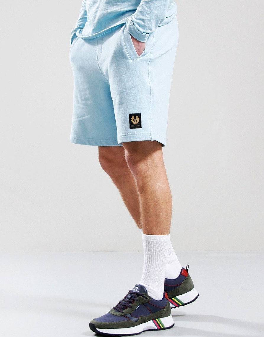 Clothing Belstaff Shorts | Belstaff Sweat Shorts Skyline Blue (S)