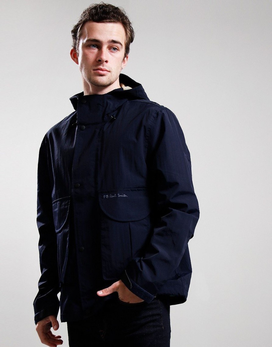 Clothing Paul Smith Jackets & Coats | Paul Smith Fishing Jacket 49 Navy (M)