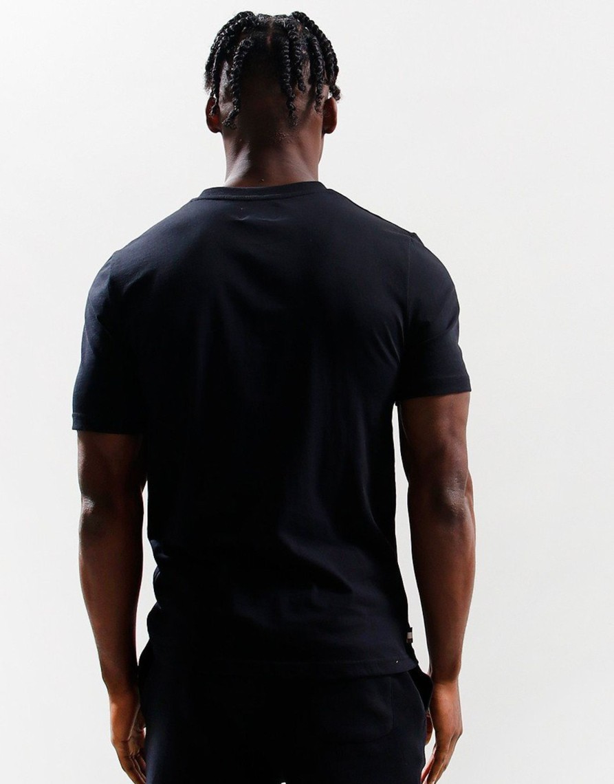 Clothing Aquascutum T-Shirts | Aquascutum Small Logo T-Shirt Black (S)