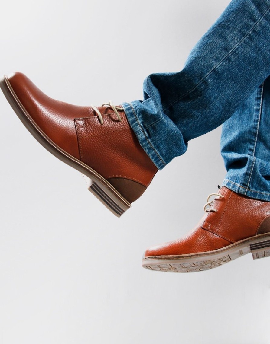 Footwear Barbour | Barbour Readhead Chukka Boots Cognac (Uk7)