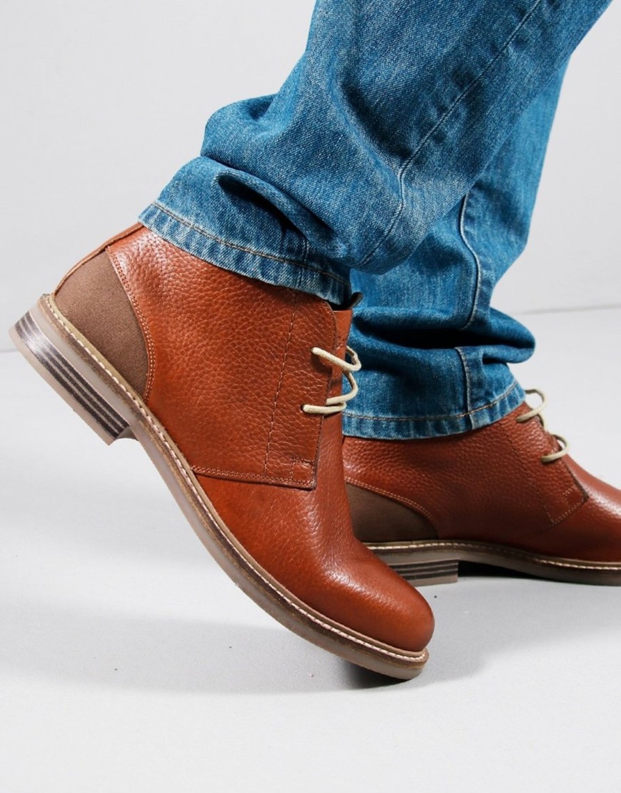 Footwear Barbour | Barbour Readhead Chukka Boots Cognac (Uk7)