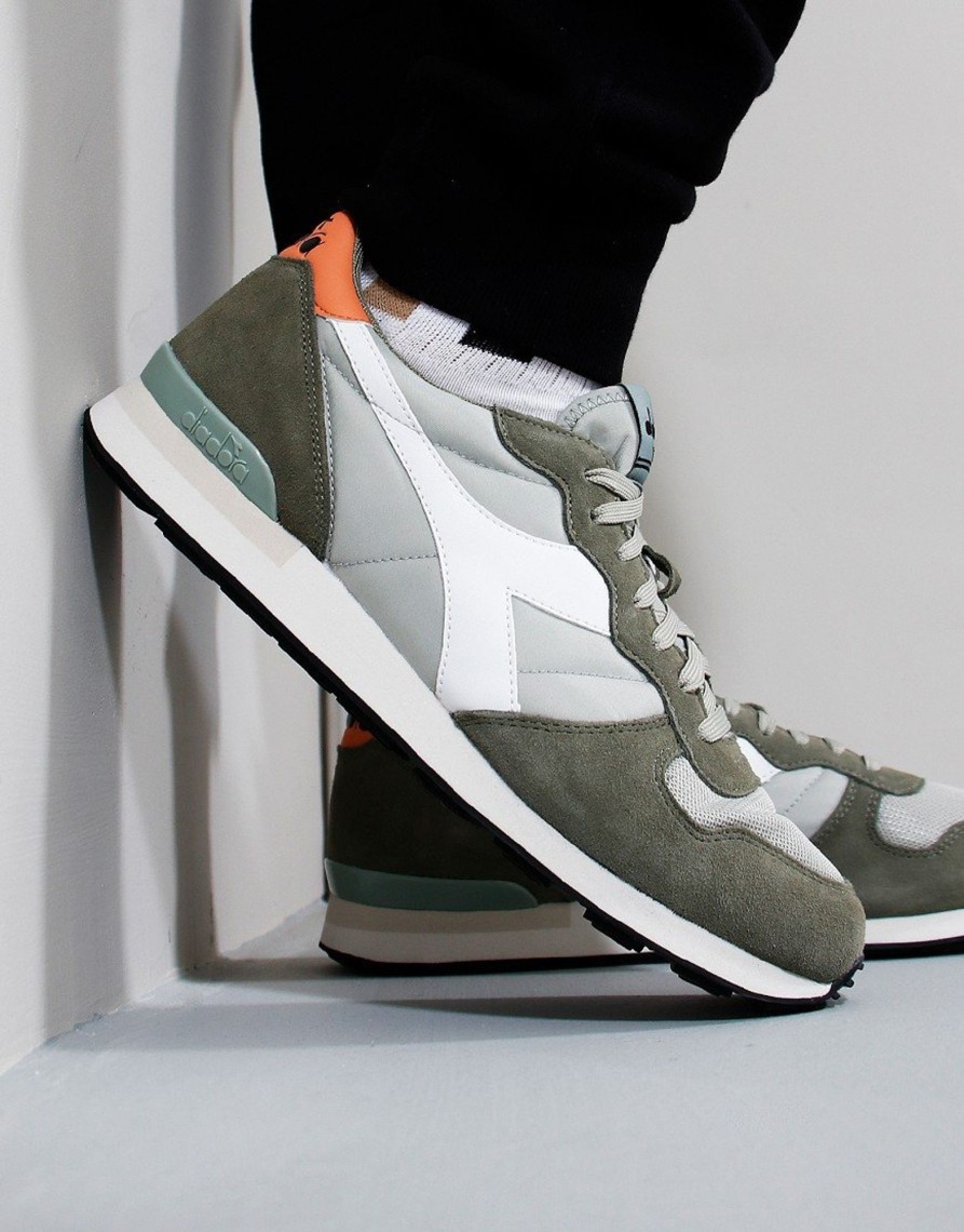 Footwear Diadora | Diadora Camaro Trainers Vetiver/Pussy Willow Grey (Uk7)