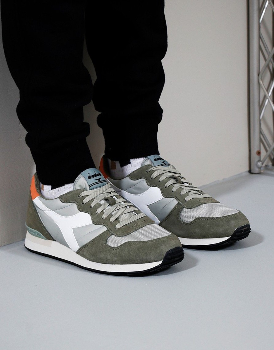 Footwear Diadora | Diadora Camaro Trainers Vetiver/Pussy Willow Grey (Uk7)