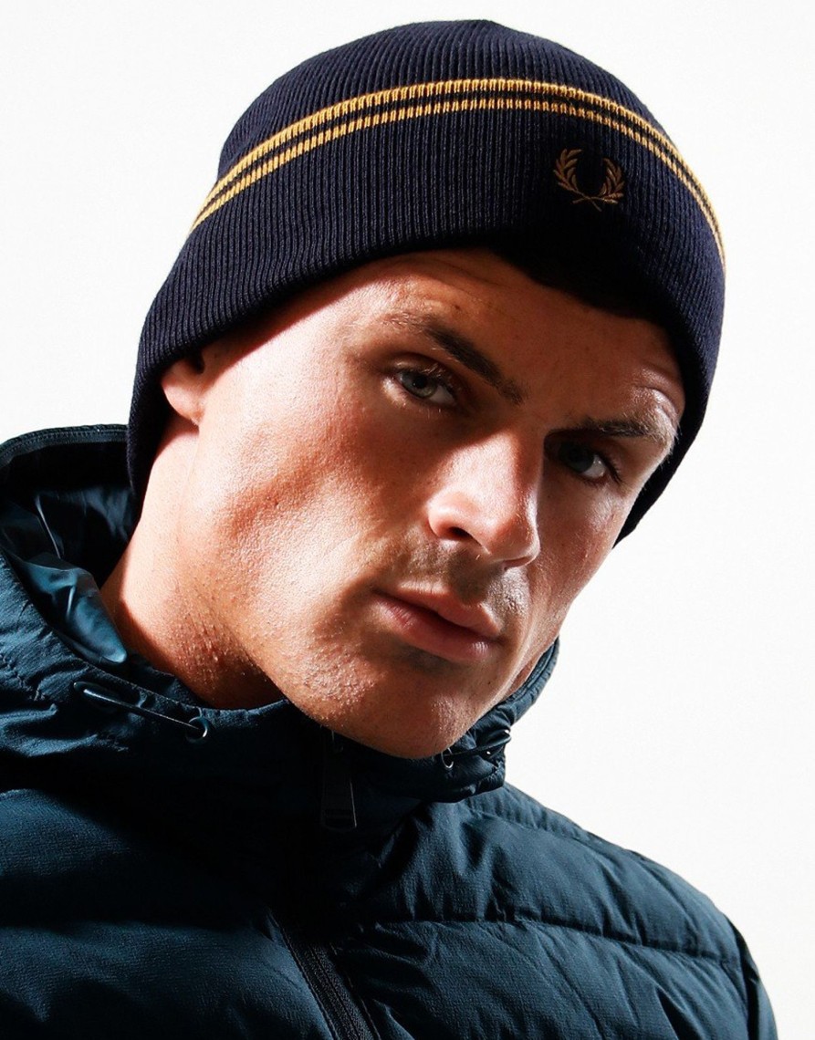 Accessories Fred Perry | Fred Perry Classic Beanie French Navy (O/S)