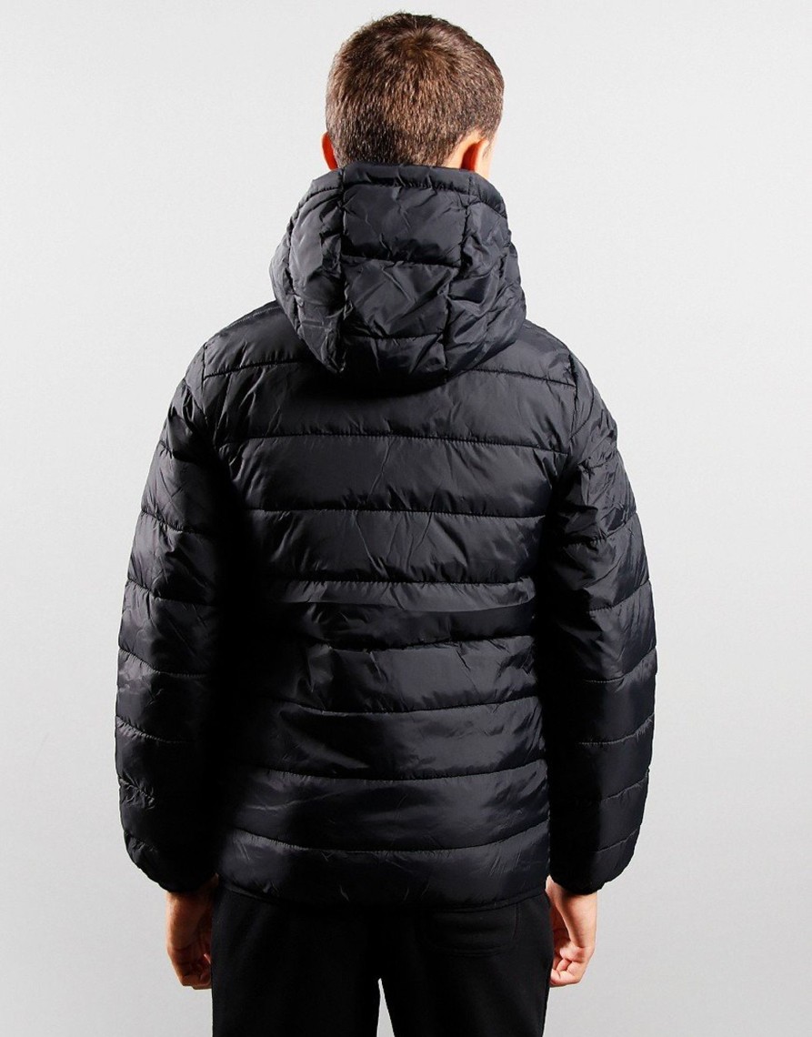 Clothing Lyle & Scott Junior Jackets & Coats | Lyle & Scott Junior Puffa Jacket Black (3/4Yr)