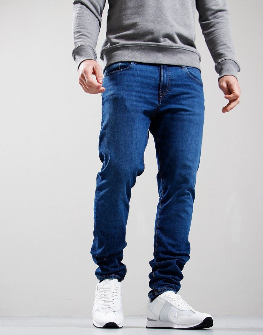 Clothing Paul Smith Jeans & Trousers | Paul Smith Tapered Fit Jean Blue Over Dyed (30R)