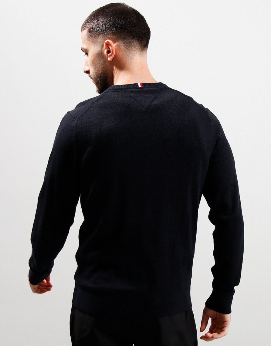 Clothing Tommy Hilfiger Knitwear | Tommy Hilfiger Cashmere Crew Sweat Black (S)