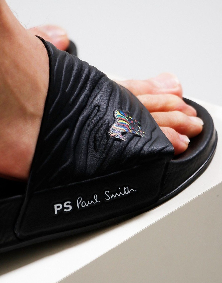 Footwear Paul Smith | Paul Smith Nyro Zebra Slides Black 79 (Uk7)