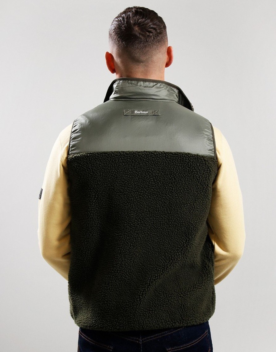 Clothing Barbour Gilets | Barbour Beacon Hopsen Gilet Olive (S)