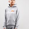 Clothing Ellesse Sweats | Ellesse Kids Jero Over Head Hoodie Grey Marl (8/9Yr)