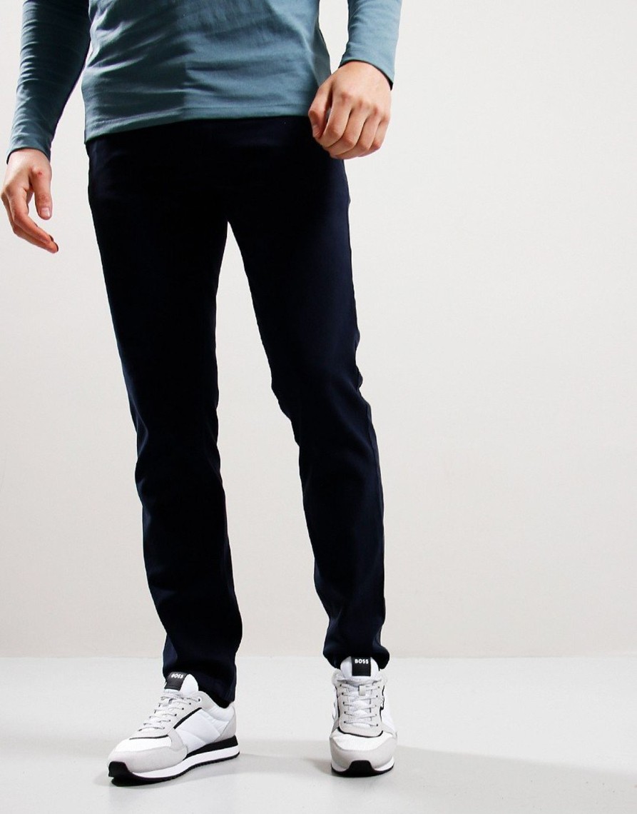 Clothing BOSS Jeans & Trousers | Boss Chino_Slim Trousers Dark Blue (30R)