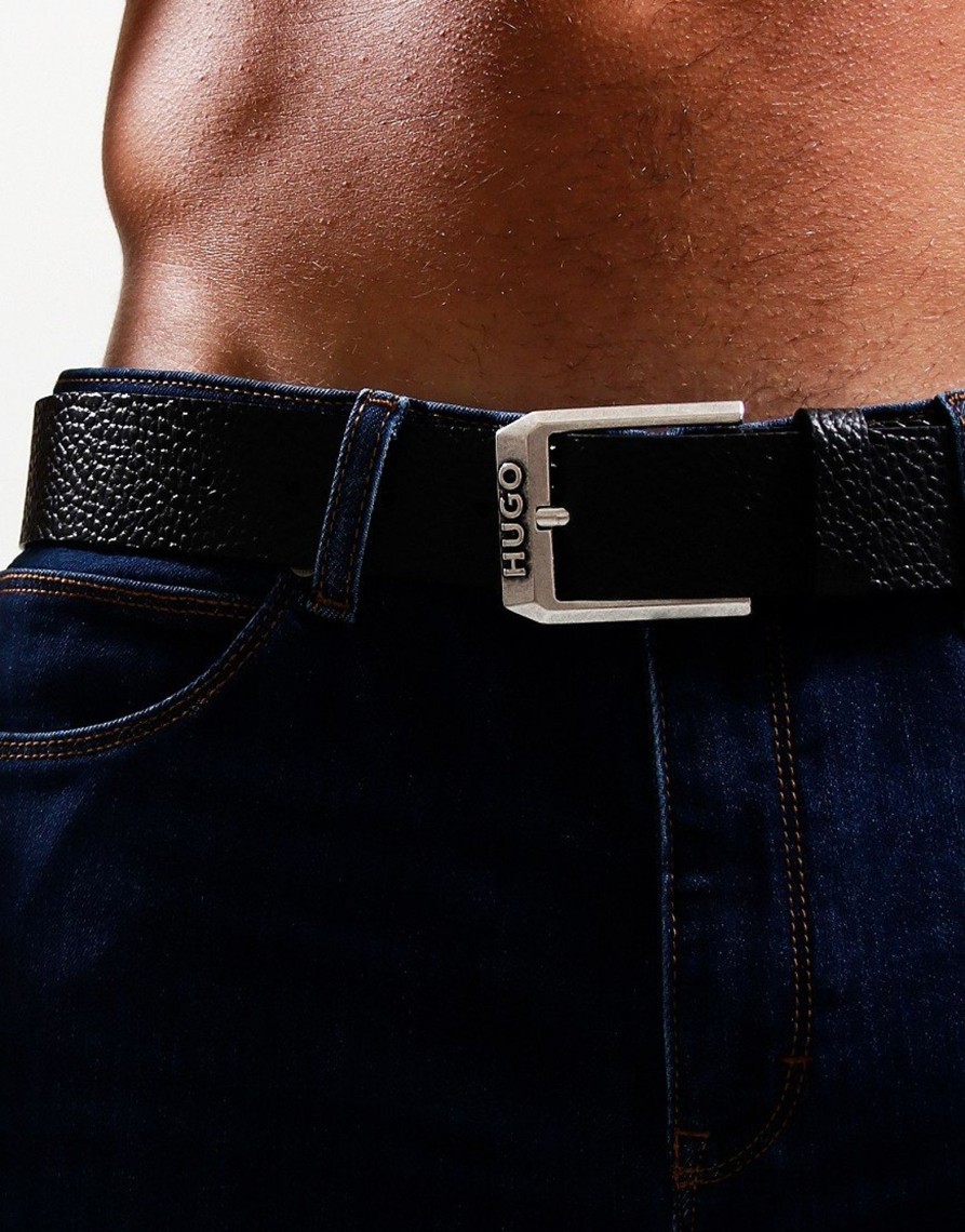 Accessories HUGO | Hugo Gelio-Gr-A_Sz40 Belt Black (M)