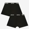 Accessories BOSS Kids | Boss Kids 2 Pack Boxers Black (10Yr)