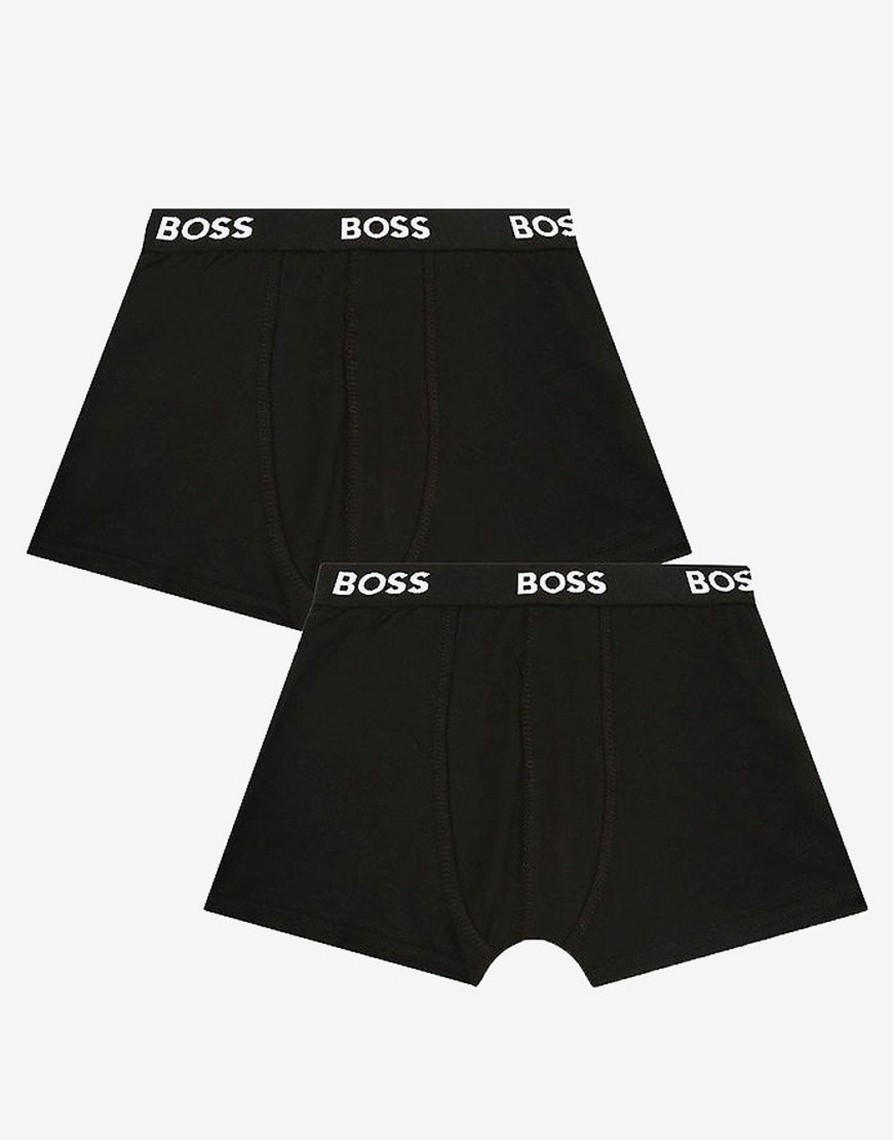 Accessories BOSS Kids | Boss Kids 2 Pack Boxers Black (10Yr)