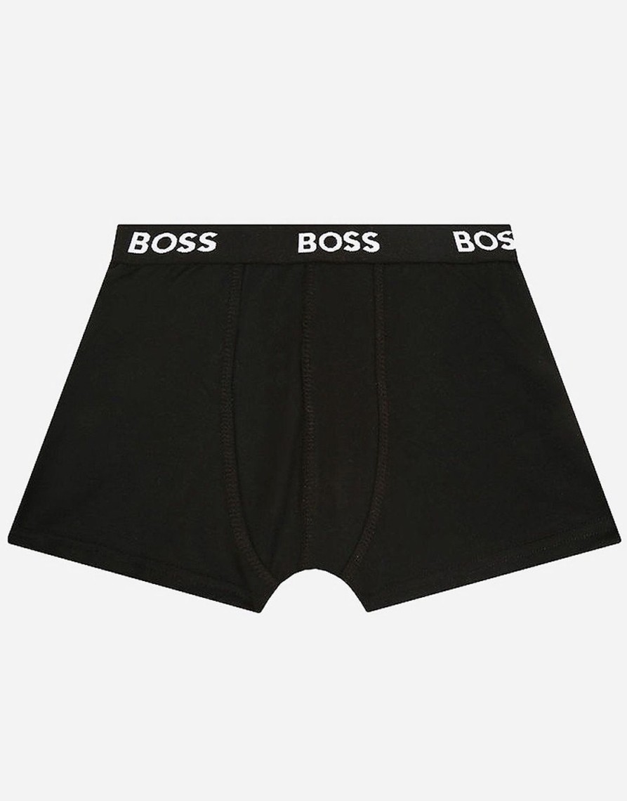 Accessories BOSS Kids | Boss Kids 2 Pack Boxers Black (10Yr)