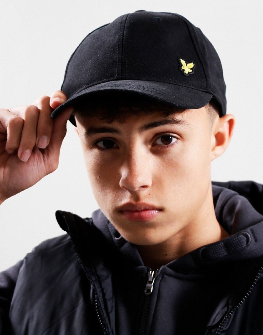 Accessories Lyle & Scott Junior | Lyle & Scott Junior Cap True Black (O/S)