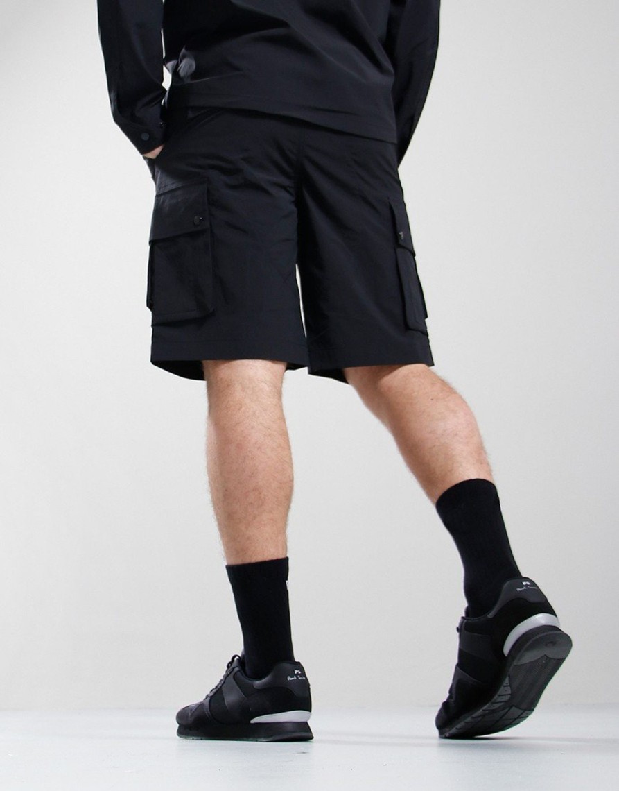 Clothing Belstaff Shorts | Belstaff Castmaster Shorts Black (M)